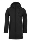 Lens Wappen Fleece Parka Black - CP COMPANY - BALAAN 2