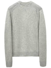 Baby Fox Patch Boxy Cardigan Light Grey Melange - MAISON KITSUNE - BALAAN 3