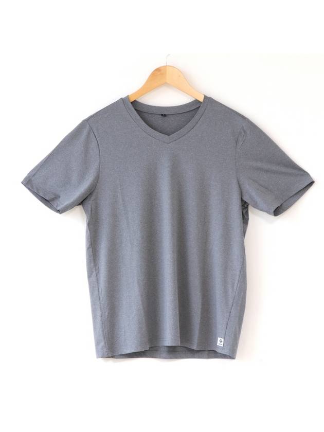 SPGVBOSN Functional V-neck short sleeve tee gray - SUPENER - BALAAN 1