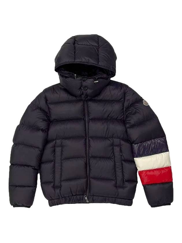 WILLM LOGO PATCH THREE STRIPES PADING BLACK - MONCLER - BALAAN 1