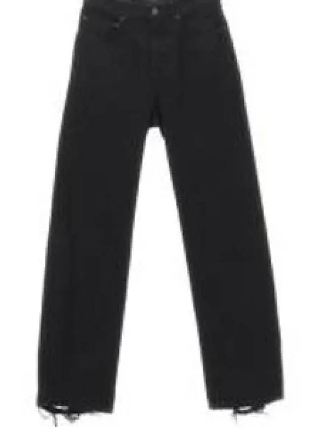 Medium Fit Straight Jeans Black - BALENCIAGA - BALAAN 2