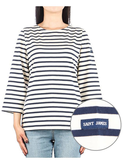 Galathee Striped Sailor Long Sleeve T-Shirt Blue - SAINT JAMES - BALAAN 2