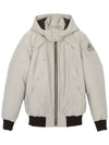 Ballistic Hooded Down Bomber Padding Grey - MOOSE KNUCKLES - BALAAN 2