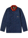 Kenning Quilting  Logo Patch Jacket Navy - BARBOUR - BALAAN 1