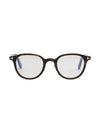 Eyewear Round Eyeglasses Brown - TOM FORD - BALAAN 1