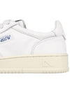 Men's Medalist Leather Low Top Sneakers White - AUTRY - BALAAN 7