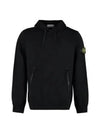 Cotton Waffen Patch Hoodie Navy - STONE ISLAND - BALAAN 2