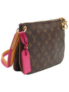 Monogram Canvas Fuchsia Malone Lorette Small Cross Bag M44053 - LOUIS VUITTON - BALAAN 4