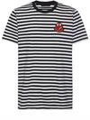 Archivio logo patch striped t shirt 8C00037 899ZF P90 - MONCLER - BALAAN 1