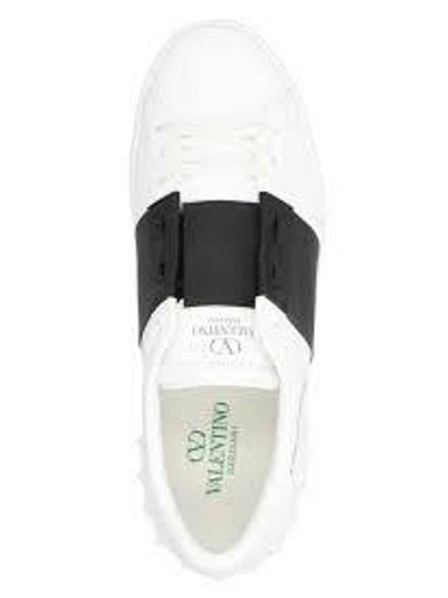 Open For A Change Low Top Sneakers White Black - VALENTINO - BALAAN 2