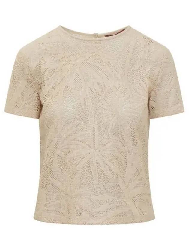 Lettera Short Sleeve T-Shirt Ivory - MAX MARA - BALAAN 2