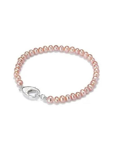 U Mini Pearl Bracelet Silver Pink SILVERPINK - HATTON LABS - BALAAN 1