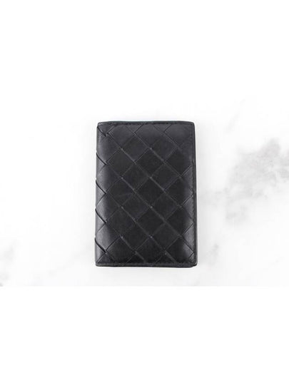 Intrecciato card wallet black - BOTTEGA VENETA - BALAAN 2