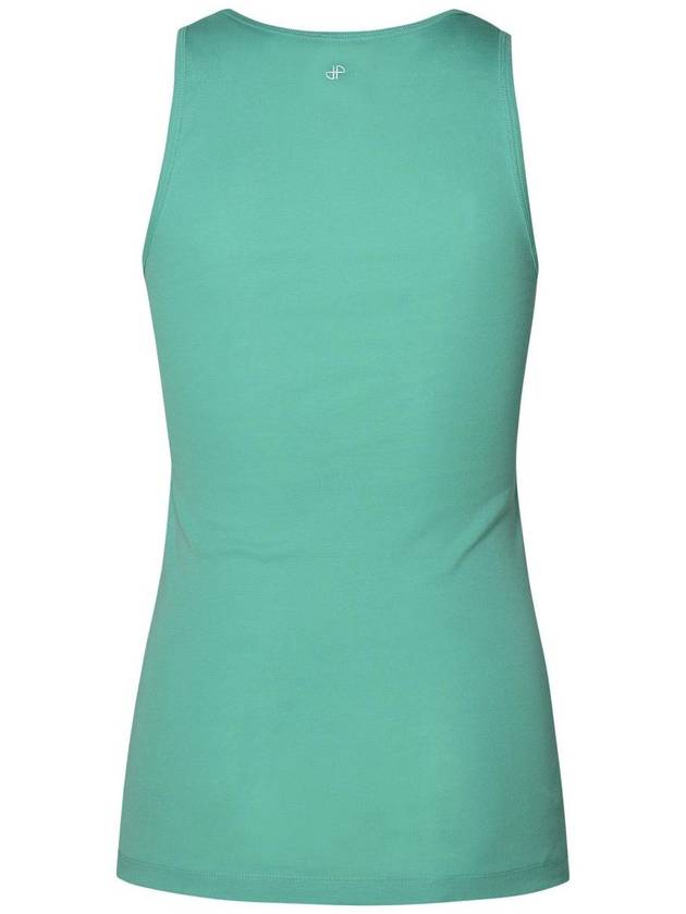 Logo Print Organic Cotton Sleeveless Mint Green - PATOU - BALAAN 4