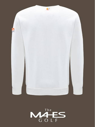 Logo Long Sleeve T-Shirt White MEN Orange Label Warm-up Sweatshirt GL70327 - MAHES - BALAAN 2