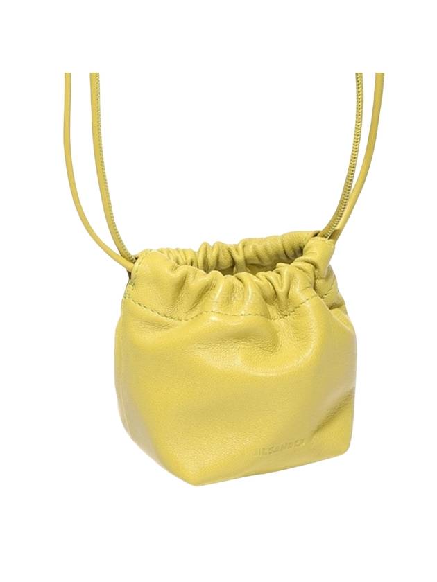 Dumpling Drawstring Calf Leather Mini Bag Yellow - JIL SANDER - BALAAN 1