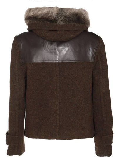 Burberry Brown Wool Casual Jacket - BURBERRY - BALAAN 2