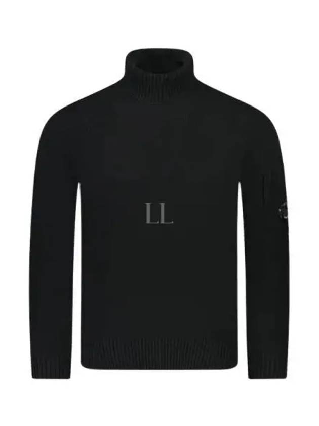 Lambswool GRS Knit Turtleneck Black - CP COMPANY - BALAAN 2