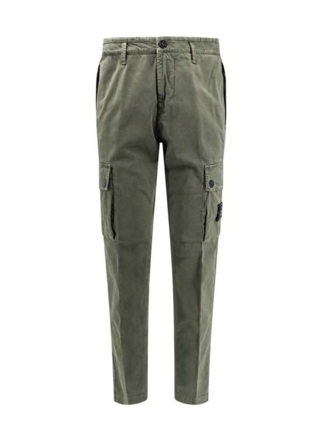 Compass Badge Cargo Straight Pants Green - STONE ISLAND - BALAAN 2