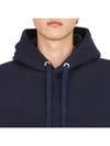 Label Hoodie Navy - AMI - BALAAN 7