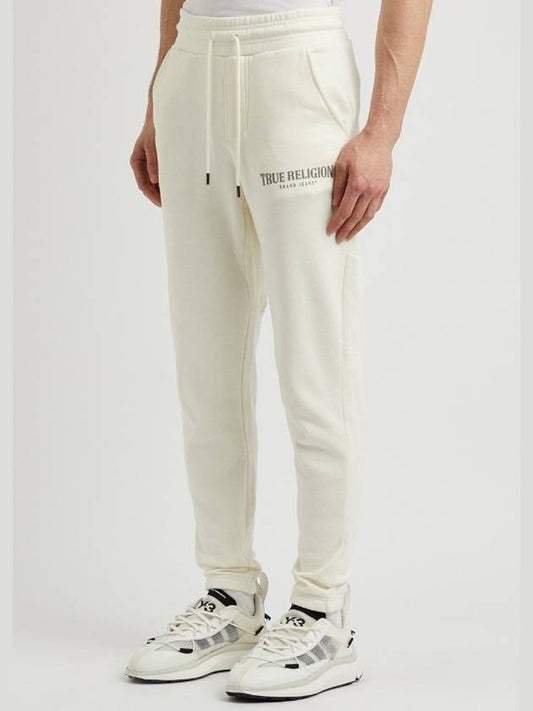 Arch Logo Off White Jogger Pants - TRUE RELIGION - BALAAN 2