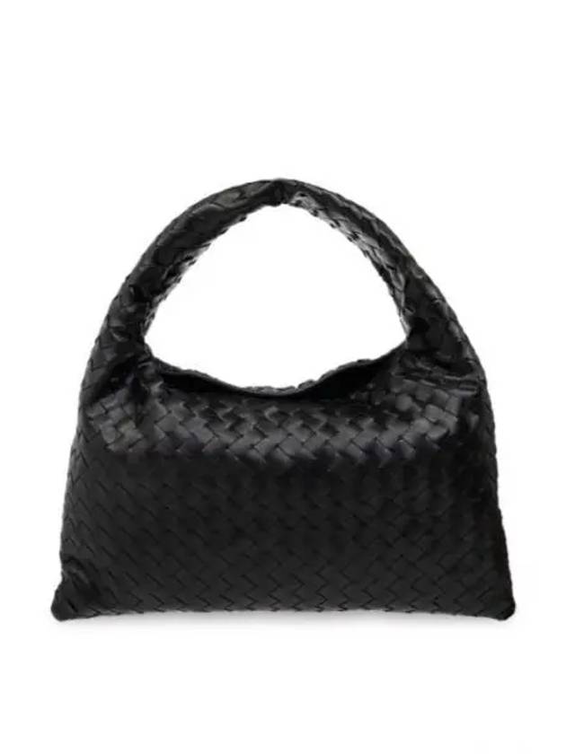 Intrecciato Hop Small Tote Bag Black - BOTTEGA VENETA - BALAAN 2