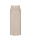 100% Cashmere Ribbed Long Skirt C3KSK61 - CALLAITE - BALAAN 2