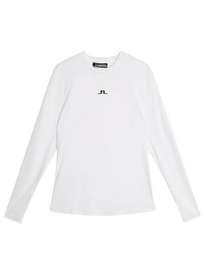 Golf Logo Print Ada Long Sleeve T-Shirt White - J.LINDEBERG - BALAAN 2