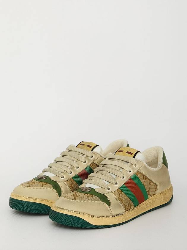 Screener GG Canvas Low Top Sneakers - GUCCI - BALAAN 3