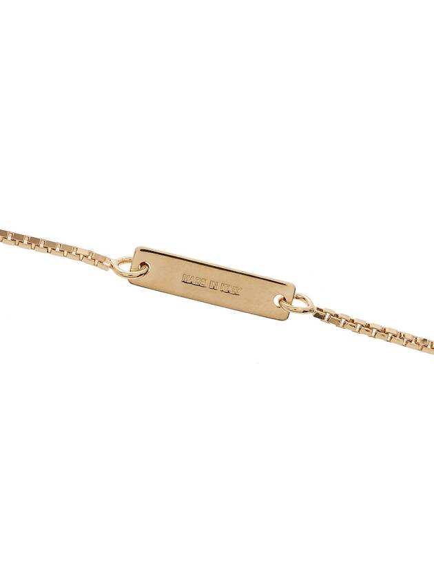 V logo signature metal bracelet gold - VALENTINO - BALAAN 7