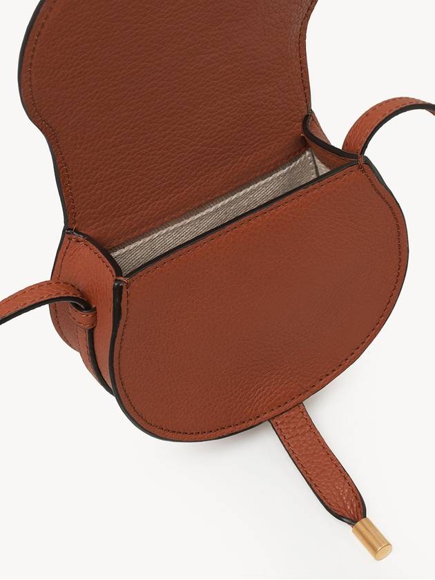 Marcie Nano Saddle Shoulder Bag Brown - CHLOE - BALAAN 4