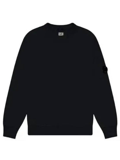 Cotton Diagonal Fleece Lens Sweatshirt Navy - CP COMPANY - BALAAN 2