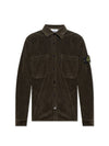 Cotton Corduroy 400 TC Over Long Sleeve Shirt Green - STONE ISLAND - BALAAN 2