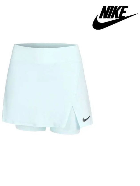 Women s Dry Fit Victory Tennis Skirt Mint Blue DH9779 474 - NIKE - BALAAN 1