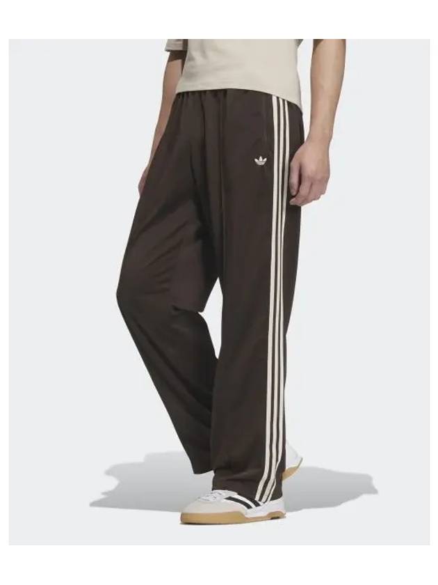 Zipper Pocket Regular Fit Track Pants Dark Brown - ADIDAS - BALAAN 2