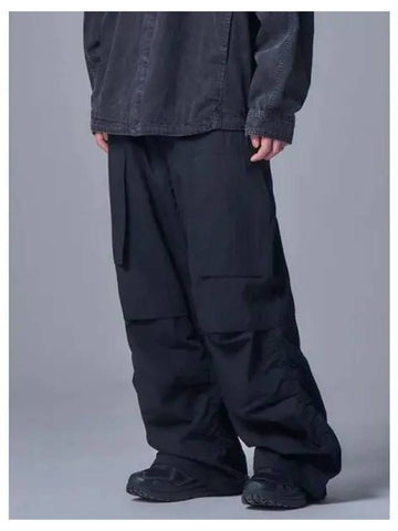 Cotton puckering pants black domestic product GM0024040984642 - JUUN.J - BALAAN 1