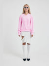 Square neck Logo Sweatshirt Pink - SAY-_YEON - BALAAN 3