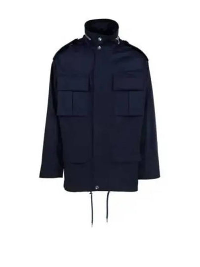 Pocket Patch Jacket Nautic Blue - AMI - BALAAN 2