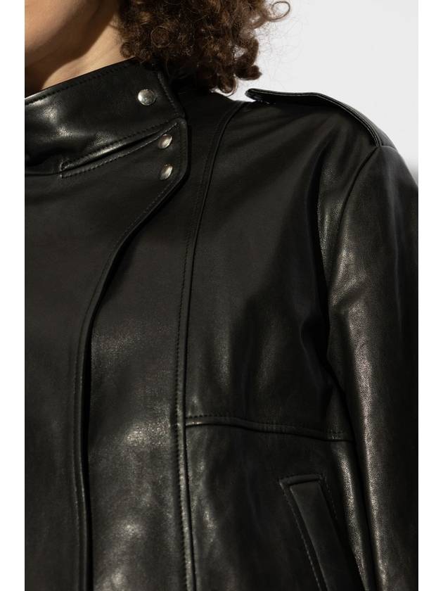 Iro Leather Jacket Dahla, Women's, Black - IRO - BALAAN 5