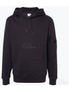 Diagonal Raised Fleece Lens Hoodie Purple - CP COMPANY - BALAAN 2