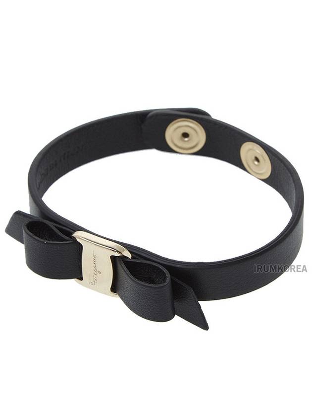 Vara Bow Bracelet Black - SALVATORE FERRAGAMO - BALAAN 2