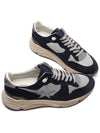 Star Running Sole Suede Low Top Sneakers Grey Navy - GOLDEN GOOSE - BALAAN 6