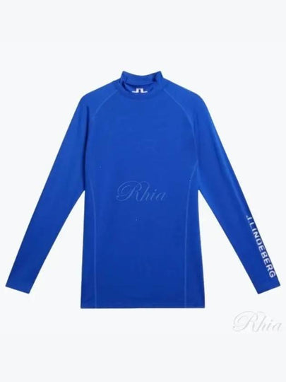 Men's Aelo Soft Compression Long Sleeve T-Shirt Club Blue - J.LINDEBERG - BALAAN 2