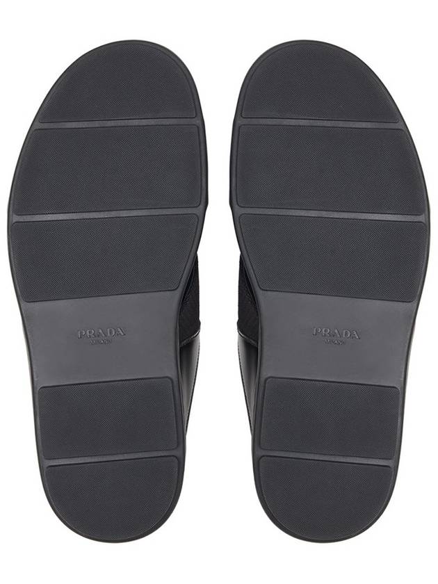 nylon tape cross sandals black - PRADA - BALAAN 7