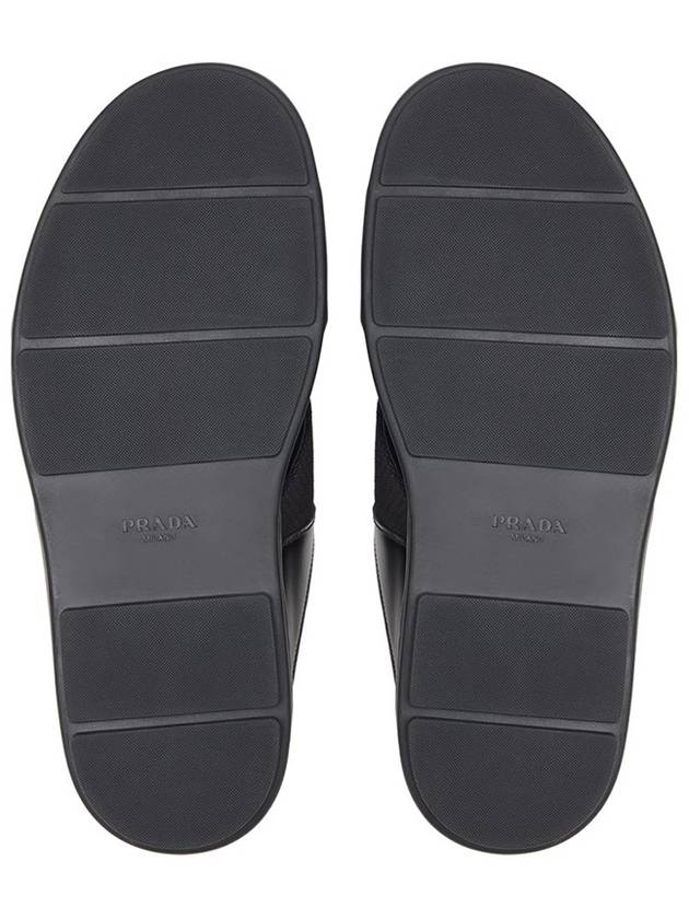 Tape Crisscross Slippers Black - PRADA - BALAAN 7