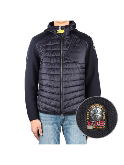 Men's Nolan Hybrids Zip-up Jacket Navy - PARAJUMPERS - BALAAN 2