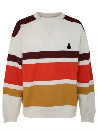 Mayohan Striped Sweatshirt Burgundy SW0037HA A1M43H - ISABEL MARANT - BALAAN 1