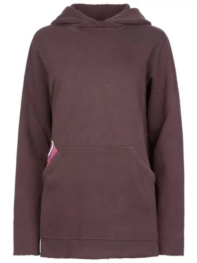 Rainbow Burgundy Over Hooded Sweatshirt - GOLDEN GOOSE - BALAAN 7