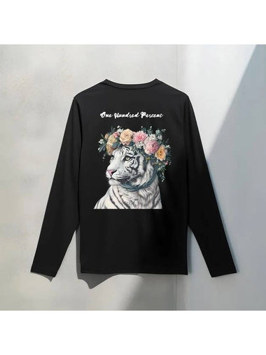 B Flower Crown Basic Long Sleeve T-Shirt - ONEHUNDREDPERCENT - BALAAN 1