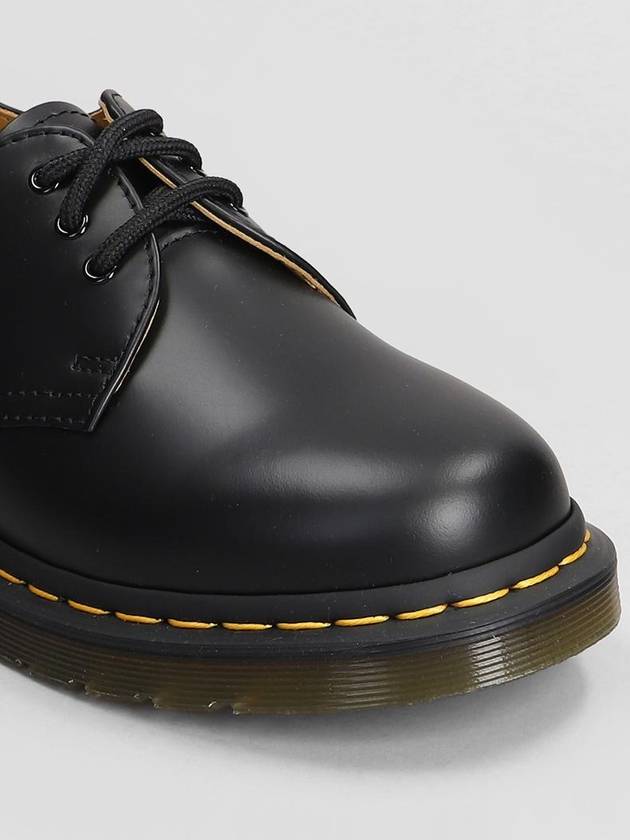 1461 Smooth 3 Hole Leather Loafers Black - DR. MARTENS - BALAAN 6